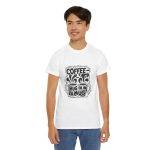 Coffee Hug Unisex Heavy Cotton Tee - Perfect for Coffee Lovers