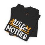 Wife Mother Dog Lover Unisex Heavy Cotton Tee