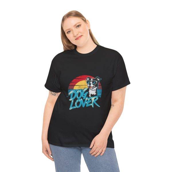 Retro Dog Lover Unisex Heavy Cotton Tee - Perfect for Pet Enthusiasts!