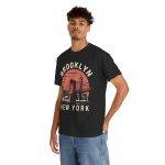 Brooklyn New York Black Color T-Shirt For Unisex Heavy Cotton Tee