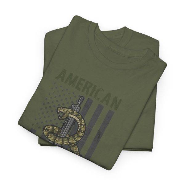 American Veteran Military Green Color T-Shirt For Unisex Heavy Cotton Tee