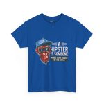 Monkey face A Hipster In Someone Royal Color Tshirt For Unisex Heavy Cotton Tee