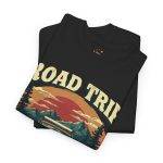 Road Trip Caption Black Color T-Shirt For Unisex Heavy Cotton Tee Road Trip Caption Black Color T-Shirt For Unisex Heavy Cotton Tee
