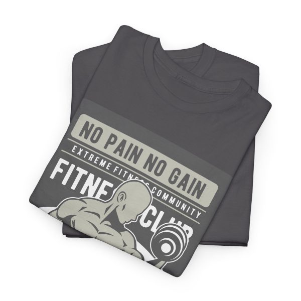 No Pain No gain Gum & Fitness T-Shirt For Men Heavy Cotton Tee