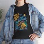 Hike More Worry Less Unisex Heavy Cotton Tee - Adventure Graphic T-Shirt