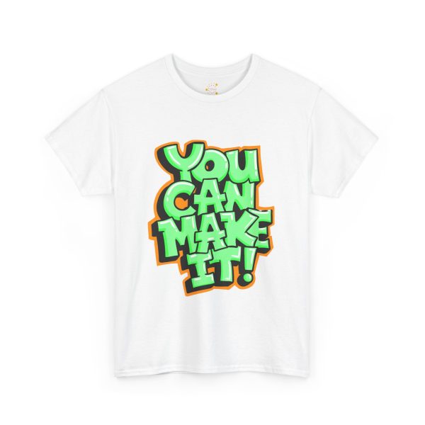 You can make it typography White Color Tshirt For Unisex Heavy Cotton Tee