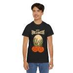 Happy Halloween Black Color T-Shirt For Unisex Heavy Cotton Tee