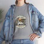 Classic Motorcycle Unisex Heavy Cotton Tee - Perfect for Bike Lovers