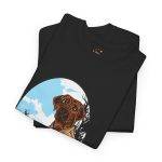 Rugged Adventure Dog Tee - Unisex Heavy Cotton T-Shirt with Outdoor Vibe