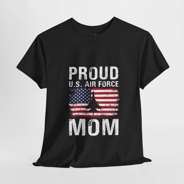 Proud U.S. Air Force Mom Unisex Heavy Cotton Tee
