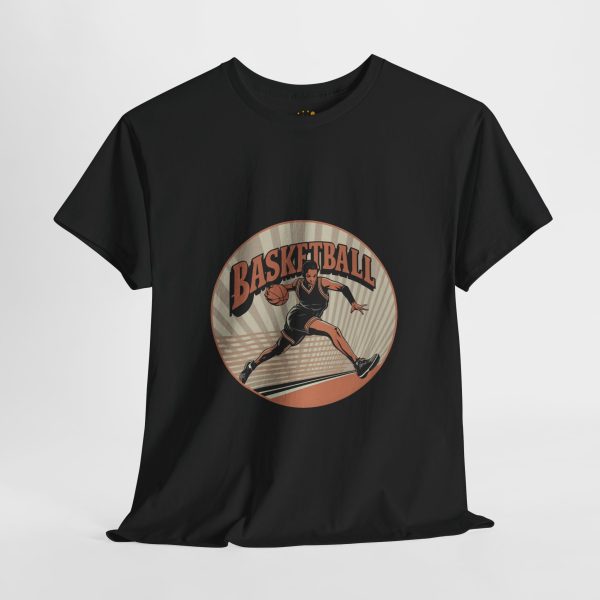 Vintage Basketball Unisex Heavy Cotton Tee - Perfect for Sports Fans