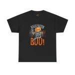 Halloween Boo Black Color T-Shirt For Unisex Heavy Cotton Tee Halloween Boo Black Color T-Shirt For Unisex Heavy Cotton Tee