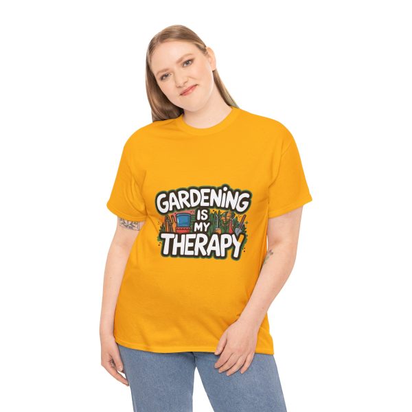 Gardening is My Therapy Unisex Heavy Cotton Tee - Perfect for Garden Lovers