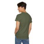 I DESTROY MY ENEMIES WHEN I MAKE THEM MY FRIENDS Military Green Color T-Shirt For Unisex Heavy Cotton Tee