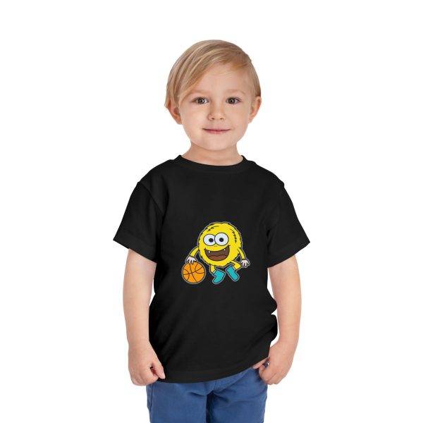 Fun Basketball Toddler Tee - Playful Cartoon Design for Kids Fun Basketball Toddler Tee - Playful Cartoon Design for Kids