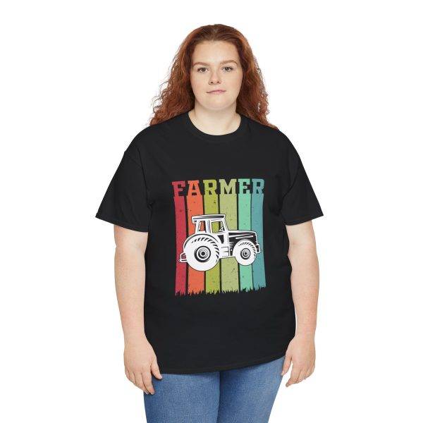 Vintage Farmer Graphic Unisex Heavy Cotton Tee