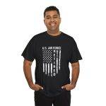 Retired U.S. Air Force Unisex Heavy Cotton Tee - Military Tribute Shirt