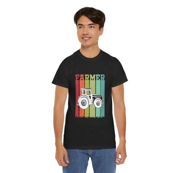 Vintage Farmer Graphic Unisex Heavy Cotton Tee