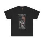 VETERAN NEVER GO AWAY Black Color T-Shirt For Unisex Heavy Cotton Tee VETERAN NEVER GO AWAY Black Color T-Shirt For Unisex Heavy Cotton Tee