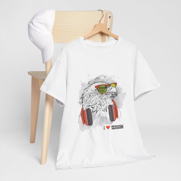 I Love Music Eagle Unisex Tee