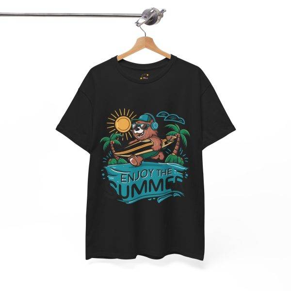 Summer Vibes Unisex Heavy Cotton Tee - Enjoy the Summer Graphic