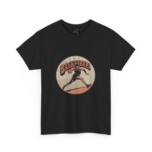 Vintage Basketball Unisex Heavy Cotton Tee - Perfect for Sports Fans