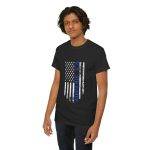 U.S. Air Force Flag Heavy Cotton Tee - Unisex Military Shirt for Veterans and Supporters