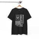 Veteran Pride Unisex Heavy Cotton Tee - Distressed American Flag Design