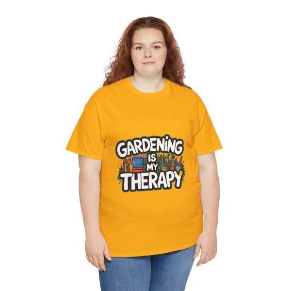 Gardening is My Therapy Unisex Heavy Cotton Tee - Perfect for Garden Lovers