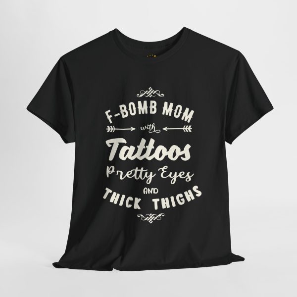 Mother F-Bomb Black Color T-Shirt For Mom Unisex Heavy Cotton Tee