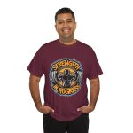 Strength In Progress Maroon Color T-Shirt For Unisex Heavy Cotton Tee