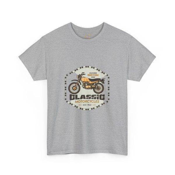 Classic Motorcycle Unisex Heavy Cotton Tee - Perfect for Bike Lovers