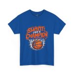 Shoot Like a Champion Basketball Tee - Unisex Heavy Cotton T-Shirt for Sports Lovers Shoot Like a Champion Basketball Tee - Unisex Heavy Cotton T-Shirt for Sports Lovers