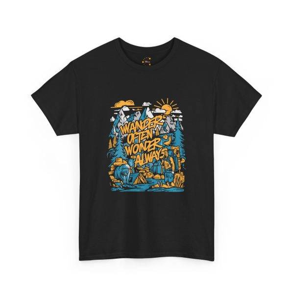 Wander Often Tee - Adventure Graphic Unisex Heavy Cotton T-Shirt Wander Often Tee - Adventure Graphic Unisex Heavy Cotton T-Shirt