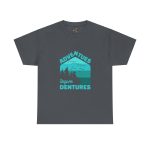 Hiking Adventues before Dentures Tweed color Tshirt For Unisex Heavy Cotton Tee