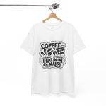 Coffee Hug Unisex Heavy Cotton Tee - Perfect for Coffee Lovers