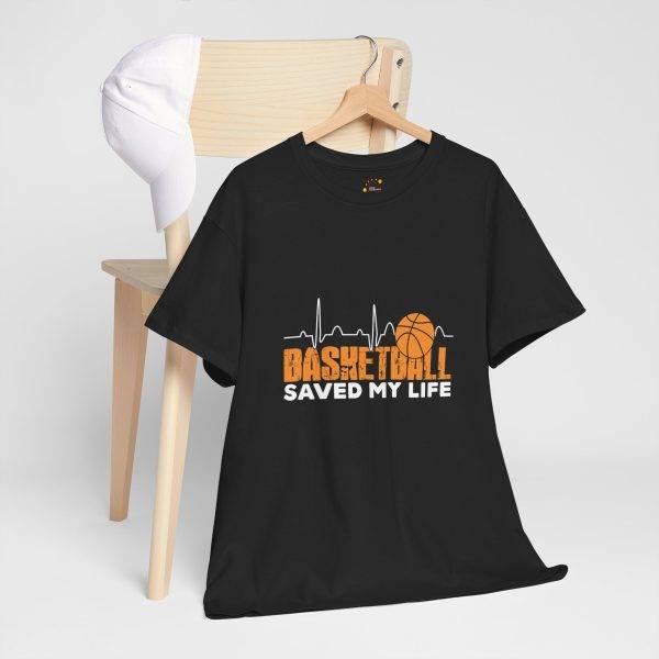 Basketball Saved My Life Unisex Heavy Cotton Tee