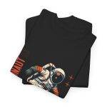 Astronaut Black Color T-Shirt For Unisex Heavy Cotton Tee