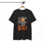 Halloween Boo Black Color T-Shirt For Unisex Heavy Cotton Tee Halloween Boo Black Color T-Shirt For Unisex Heavy Cotton Tee