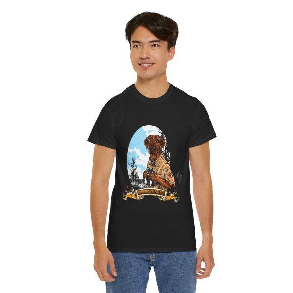 Rugged Adventure Dog Tee - Unisex Heavy Cotton T-Shirt with Outdoor Vibe