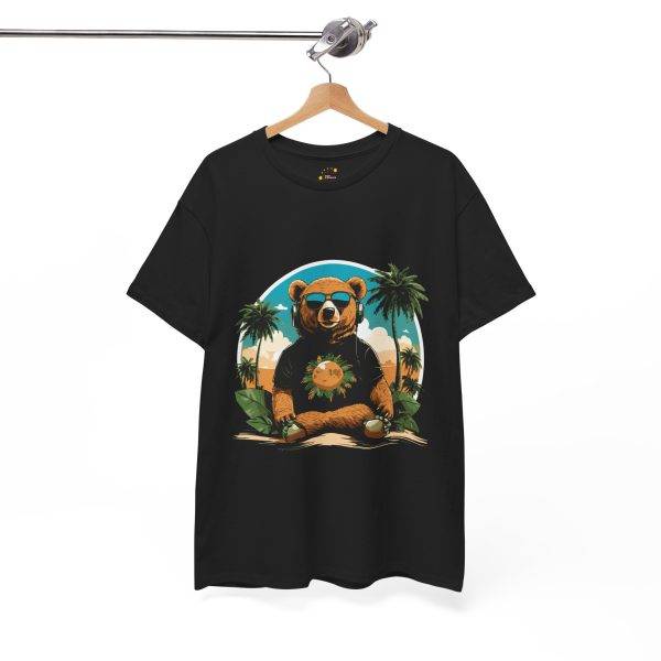 Chill Vibes Bear Unisex Tee - Relaxed Cotton T-Shirt for Summer Fun Chill Vibes Bear Unisex Tee - Relaxed Cotton T-Shirt for Summer Fun