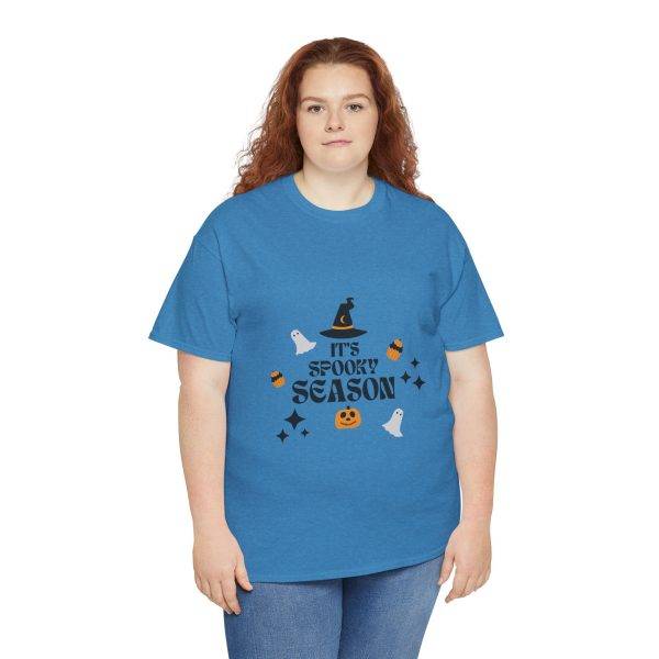Halloween It's Spooky Season Blue Color T-Shirt For Unisex Heavy Cotton Tee