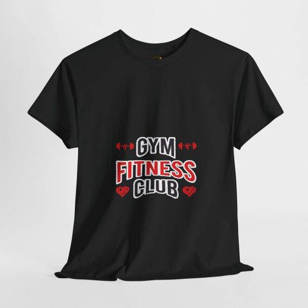 Gym Fitness Club Unisex Heavy Cotton Tee - Perfect Activewear for Gym Lovers
