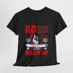 No Pain No Gain GYM Unisex Heavy Cotton Tee - Perfect for Fitness Enthusiasts