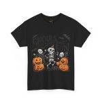 Halloween Ghouls Just Wanna Have Fun Back Color T-Shirt For Unisex Heavy Cotton Tee