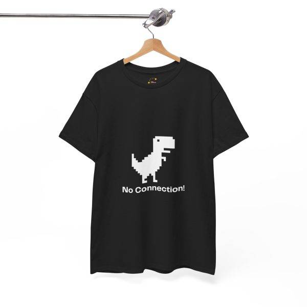 No Connection Black Color T-Shirt For Unisex Heavy Cotton Tee