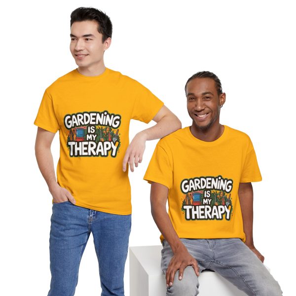 Gardening is My Therapy Unisex Heavy Cotton Tee - Perfect for Garden Lovers