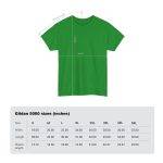 Bulldog Green Color T-Shirt For Unisex Heavy Cotton Tee