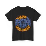 Happ Halloween Black Color T-Shirt For Unisex Heavy Cotton Tee Happ Halloween Black Color T-Shirt For Unisex Heavy Cotton Tee