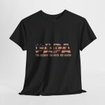Patriotic Tee for Dads - 'Papa: The Veteran, The Myth, The Legend'